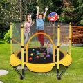 Sichere Kinder 60 -Zoll -Mini -Trampolin mit Schutznetz